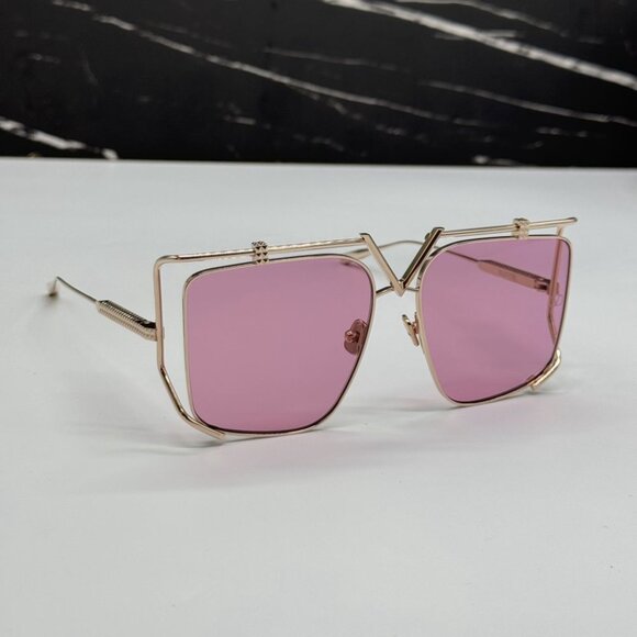 NEW VALENTINO V-LIGHT PINK WOMEN SUNGLASSES VALENTINO VLS-116C PINK - Picture 6 of 13